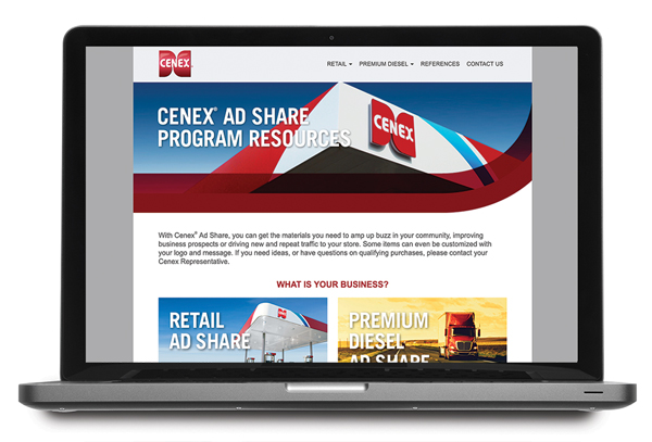 Cenex Ad Share Website