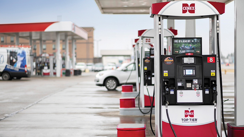 Cenex store and dispensers