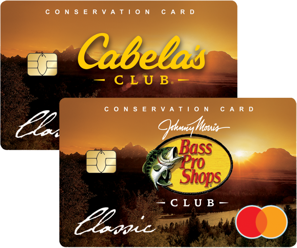 Cabelas and Bass Pro Shops cards
